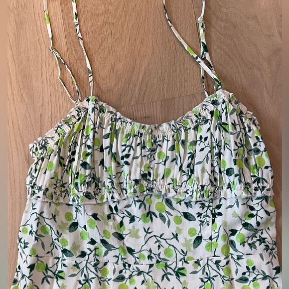 Green Floral Urban Outfitters Dress - Picture 2 of 4